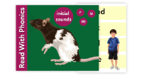 4. Learn The Initial Phonic Sounds 'r, m, u' (3 years +)