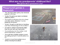 Playground games - Info pack