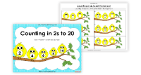 Counting in 2s to 20