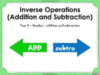 Inverse Operations - PowerPoint