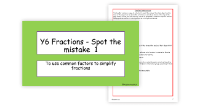 1. Simplifying fractions