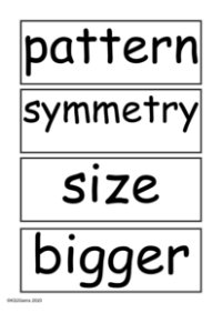 Vocabulary - Pattern and Symmetry
