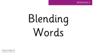 Blending Words  - Presentation 