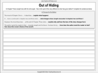 Out of Hiding Worksheet