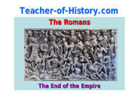 The Fall of the Roman Empire