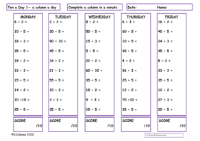 2, 3, 5, & 10 Division Facts