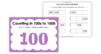 Counting in 100s to 1000