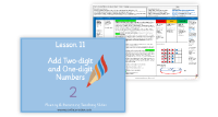 11. Add two-digit and one-digit numbers