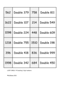 Doubling 3 digit numbers