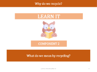 What do we mean by Recycling? - Presentation