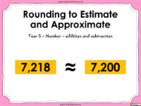 Rounding to Estimate and Approximate - PowerPoint