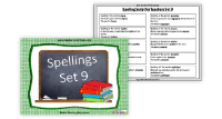 Spellings - Set 9