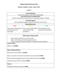 Predictions and pre-reading - Lesson Plan