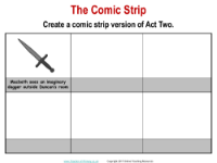 The Comic Strip Worksheet