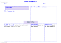 6. Word Workshop