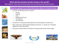 Ancient Greeks - Research task