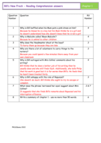 5. Reading Comprehension Answers