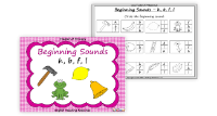 2. Beginning Sounds -  h, b, f, l