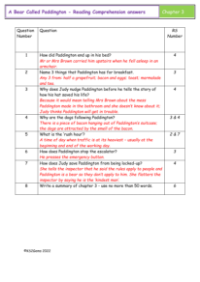 5. Reading Comprehension Answers