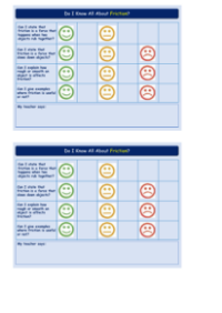 Friction - Self Assessment